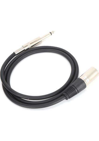 6.35MM Xlr Erkek - Trs Jak Mikrofon Hattı Mikrofon Ses Kablosu Mikrofonlar Hoparlörler Sahne Djxlr Dişi 3 M (Yurt Dışından)