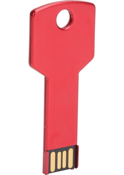 Kırmızı USB Flash Sürücü Alüminyum Alaşımlı Anahtar Şekli Bellek U Diski Araba Bilgisayar Kullanımı Ev GEREÇLERI32GB (Yurt Dışından) modelleri