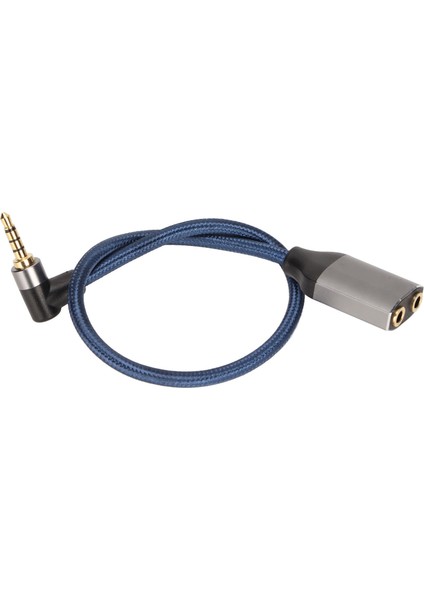 Kulaklık Mikrofon Ayırıcı Kablo 90° Dirsek 1 Erkek 2 Dişi 3,5 mm Ses Uzatma Kablosu Pc Dizüstü Bilgisayar Için (Yurt Dışından)