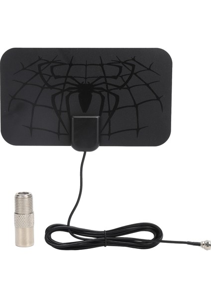 Kapalı Alan Dijital Hd Tv Anten Sinyal Alım Anteni Siyah VHF170‑240MHZ/UHF470‑860MHZ (Yurt Dışından)