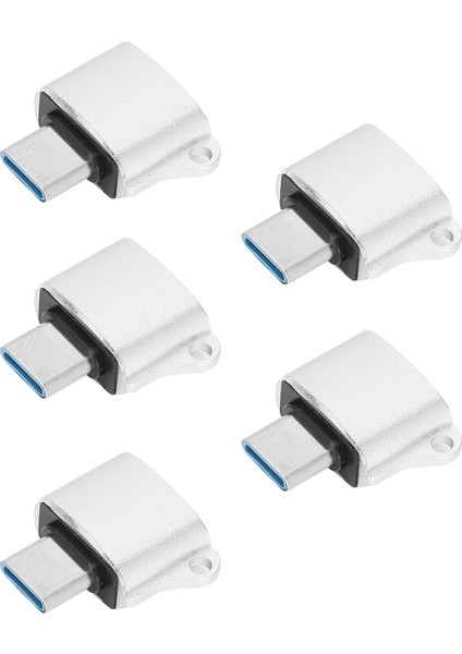 Adet Typec Erkek Usb2.0 Otg Adaptörü Taşınabilir Veri Dönüştürücü Bilgisayar Aksesuarı (Gümüş) (Yurt Dışından) modelleri