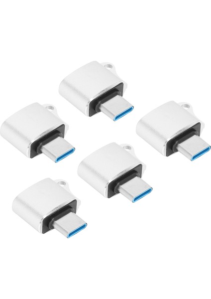 Adet Typec Erkek Usb2.0 Otg Adaptörü Taşınabilir Veri Dönüştürücü Bilgisayar Aksesuarı (Gümüş) (Yurt Dışından) fırsatları