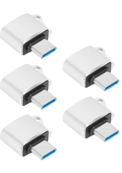 Adet Typec Erkek Usb2.0 Otg Adaptörü Taşınabilir Veri Dönüştürücü Bilgisayar Aksesuarı (Gümüş) (Yurt Dışından) indirimleri