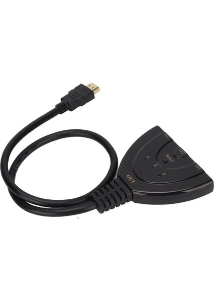 3x1 Switch Splitter Yüksek Çözünürlüklü Hd 4K 1080P Hd Multimedya Arayüz Anahtarı Ps3 Kablo Kutusu Için (Yurt Dışından)