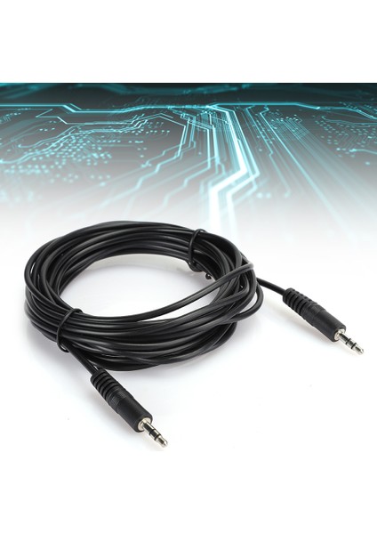 3.5mm Ses Kablosu Erkekten Erkeğe 5m Uzatma Aux Kablosu Hoparlör Stereo Uzatma Kablosu (Yurt Dışından) indirimleri