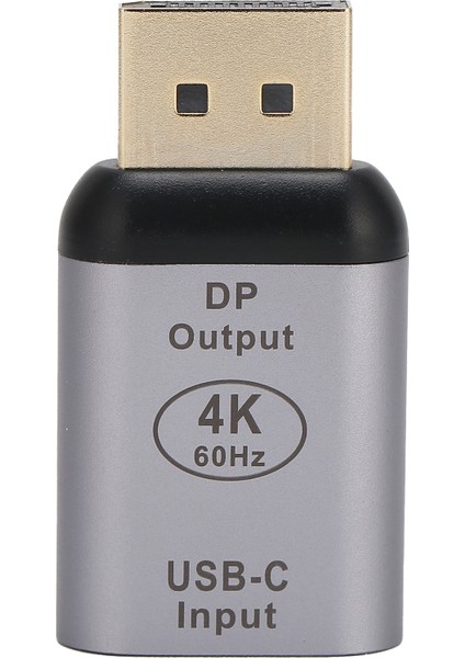 Type C - Dp Adaptörü 4K 60Hz Dişi - Erkek Video Dönüştürücü Windows/android/os x Için (Yurt Dışından)