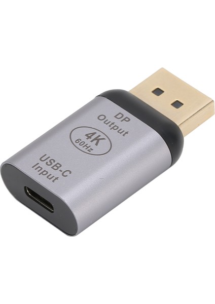 Type C - Dp Adaptörü 4K 60Hz Dişi - Erkek Video Dönüştürücü Windows/android/os x Için (Yurt Dışından) indirimleri