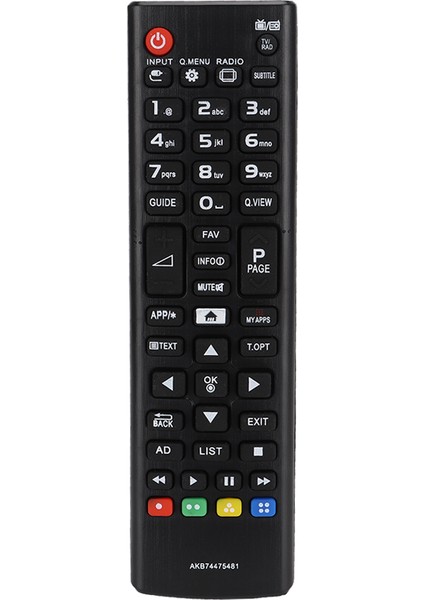 Abs Malzeme Kabuk Tv Televizyon Uzaktan Kumandası Lg AKB74475481 Pil ile Çalışır (Yurt Dışından)