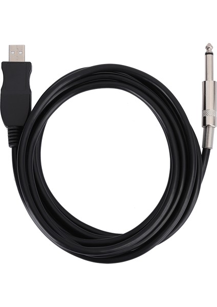 Taşınabilir Gitar USB Ses Kablosu Bilgisayar Tel Bağlantı Bağlantısı Enstrüman Adaptörüsiyah 300CM (Yurt Dışından) fiyatları