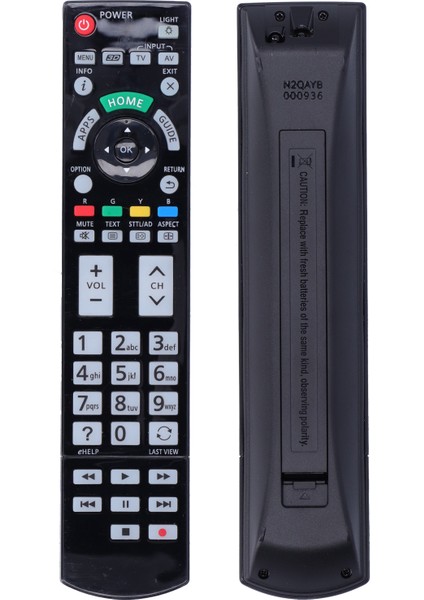 Taşınabilir Tv Uzaktan Kumandası TH58AX800A/TH60AS800A/TH65AX800A/N2QAYB000936 Için Yedek (Yurt Dışından) modelleri