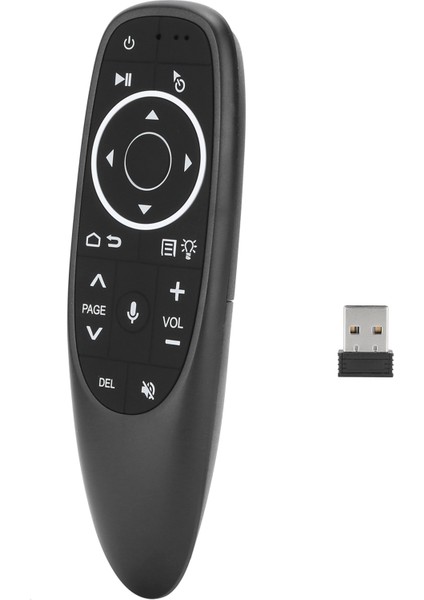 Akıllı Ses Uzaktan Kumanda 2.4g Kablosuz Fare Jiroskop Ir Öğrenme G10S Pro Için (Yurt Dışından)