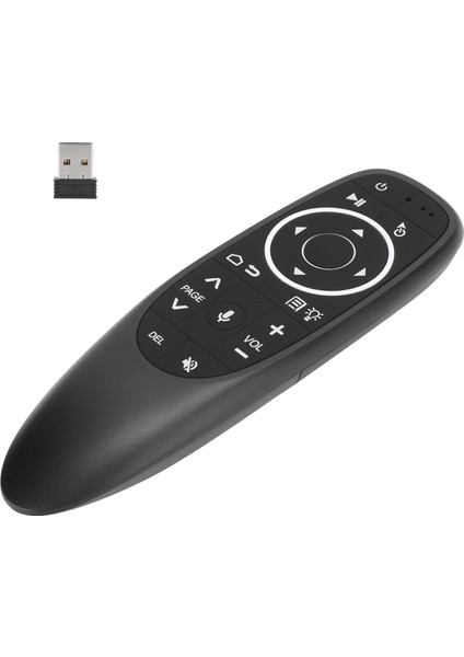 Akıllı Ses Uzaktan Kumanda 2.4g Kablosuz Fare Jiroskop Ir Öğrenme G10S Pro Için (Yurt Dışından)