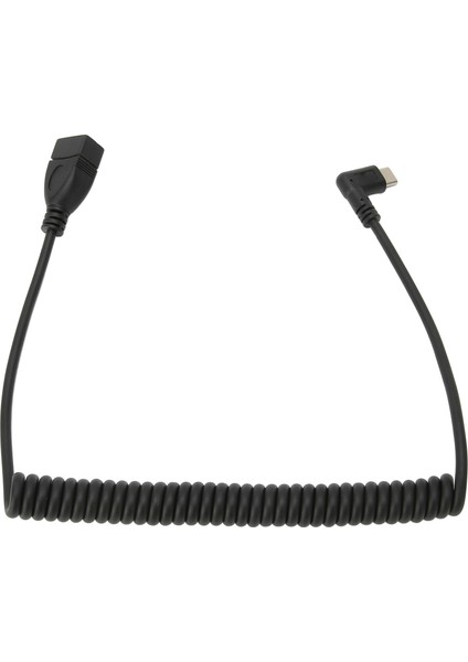 Veri Uzatma Kablosu Pvc Esnek Sarmal Tip C - USB Dişi Kablo Cep Telefonu U Disk Için (Yurt Dışından) fırsatları