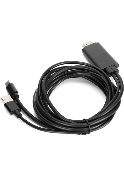 1.8m 4K Type C - Hd Multimedya Arayüz Kablosu Cep Telefonu - Hdtv Senkronizasyon Ekran Kablosu (Yurt Dışından) fiyatları