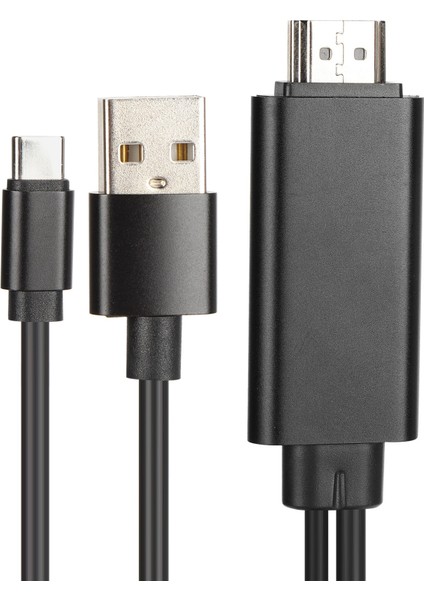 1.8m 4K Type C - Hd Multimedya Arayüz Kablosu Cep Telefonu - Hdtv Senkronizasyon Ekran Kablosu (Yurt Dışından) modelleri