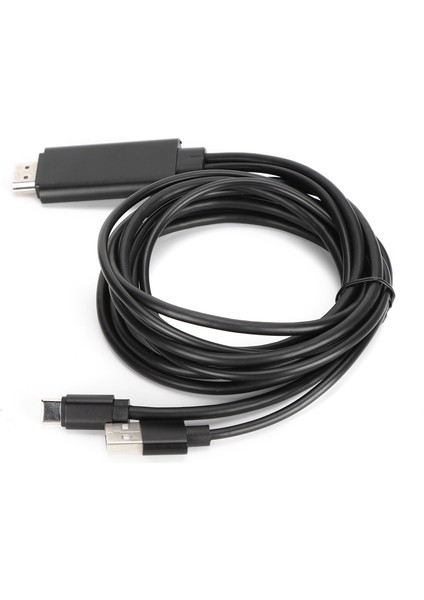 1.8m 4K Type C - Hd Multimedya Arayüz Kablosu Cep Telefonu - Hdtv Senkronizasyon Ekran Kablosu (Yurt Dışından) indirimleri