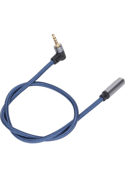 3,5 mm Dişi - 90° Erkek Ses Uzatma Kablosu 4 Iletkenli Stereo Ses Kablosu Mp3 Pc Akıllı Telefon Için (Yurt Dışından) modelleri