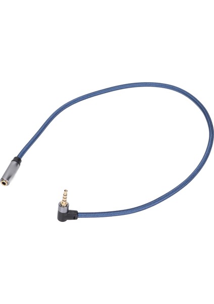 3,5 mm Dişi - 90° Erkek Ses Uzatma Kablosu 4 Iletkenli Stereo Ses Kablosu Mp3 Pc Akıllı Telefon Için (Yurt Dışından) fırsatları