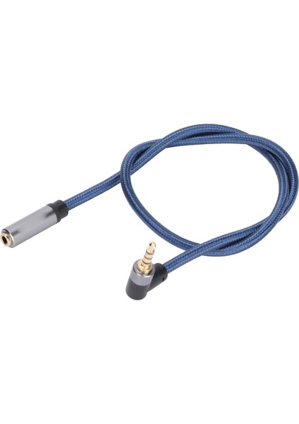 3,5 mm Dişi - 90° Erkek Ses Uzatma Kablosu 4 Iletkenli Stereo Ses Kablosu Mp3 Pc Akıllı Telefon Için (Yurt Dışından) indirimleri