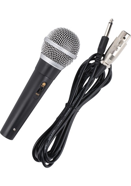 Xlr Mikrofon Xlr'den 1/4 Inç Kablo Ses Bağlantılı El Mikrofonu Sahne Karaoke Şarkı Söyleme ve Kayıt Için Uygun (Yurt Dışından) fırsatları