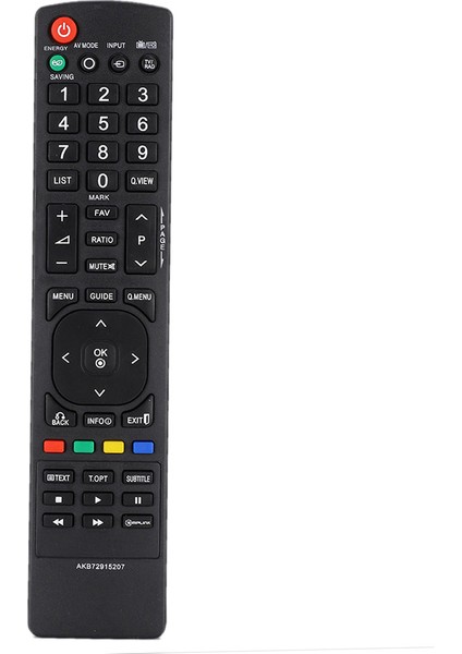 Abs Kabuk Siyah Televizyon Kontrol Ünitesi Tv Uzaktan Kumanda Aksesuarı Lg AKB72915207 Para 55LD520 19LD (Yurt Dışından)