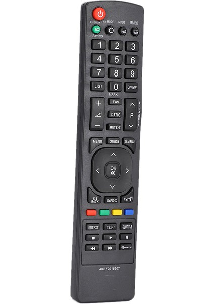 Abs Kabuk Siyah Televizyon Kontrol Ünitesi Tv Uzaktan Kumanda Aksesuarı Lg AKB72915207 Para 55LD520 19LD (Yurt Dışından) modelleri