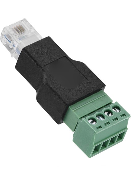 Ethernet Konnektörü RJ11 6P4C Erkek - 4 Pin Vida Terminal Konnektörü (Yurt Dışından) fiyatları
