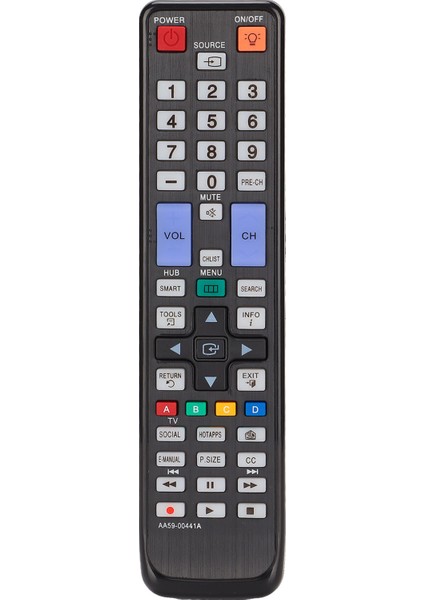 AA59‑00441A UN40D6420UF UN46D6420UF UN55D6420UF UN60D6420UF LED Tv ile Uyumlu Yedek Uzaktan Kumanda (Yurt Dışından)