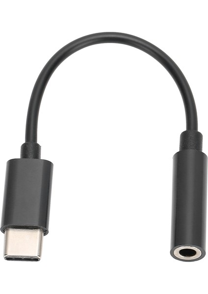 Usbc Type C Adaptör Portu 3,5 mm Aux Ses Jakı Kulaklık Kulaklık Kablosu USB Siyah (Siyah) (Yurt Dışından) fiyatları