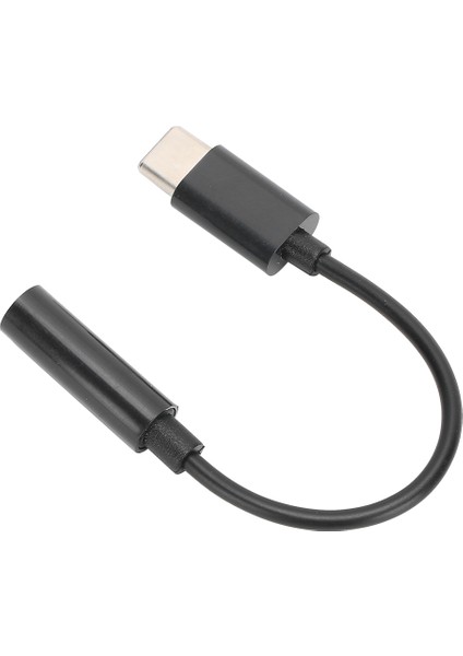 Usbc Type C Adaptör Portu 3,5 mm Aux Ses Jakı Kulaklık Kulaklık Kablosu USB Siyah (Siyah) (Yurt Dışından) fırsatları