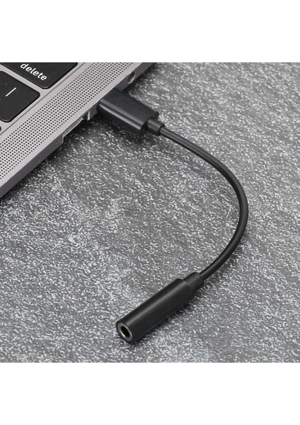 Usbc Type C Adaptör Portu 3,5 mm Aux Ses Jakı Kulaklık Kulaklık Kablosu USB Siyah (Siyah) (Yurt Dışından) indirimleri
