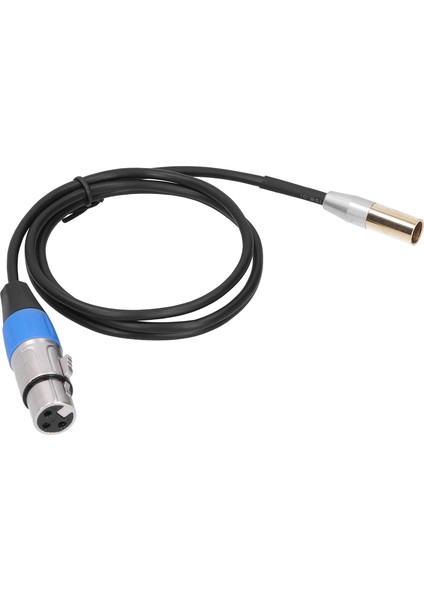 3pin Ses Kablosu Mini Erkek - Xlr Dişi Çinko Alaşımlı Muhafaza Bakır Kabuk Hattı Malzemeleri1 Metre (Yurt Dışından) fırsatları