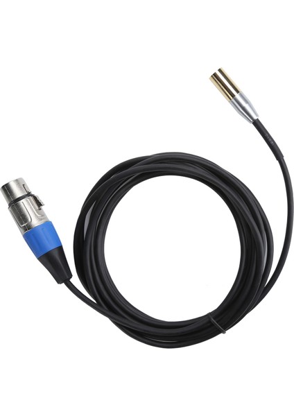 Mini Xlr 3 Pin Erkek - 3 Pin Dişi Ses Kablosu Canon Kamera Mikrofon Kablosu Için 1 M / 3.3 Ft (Yurt Dışından)