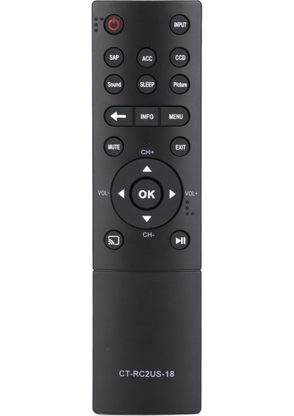 LED Tv Uzaktan Kumandası Toshiba 32L221U 43L621U 43L511U18 49L621U 50L711M18 Için Kullanımı Kolay Uzaktan Kumanda Değişimi (Yurt Dışından)