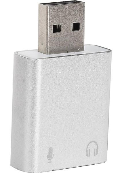7.1 Kanal Mikrofon USB Harici Ses Ses Kartı Usb'den Toto 3.5 mm Dönüştürücü Kulaklık Adaptörü (Yurt Dışından)