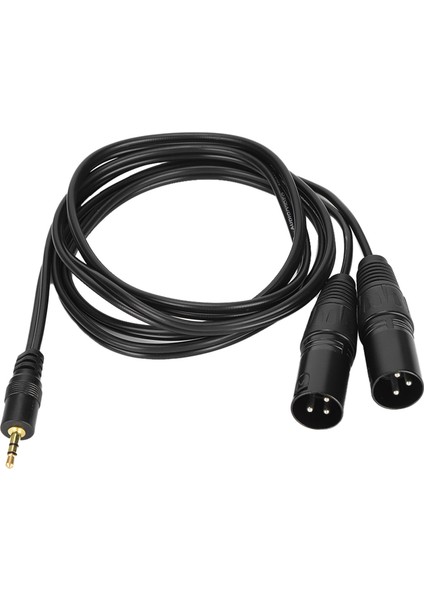 Jorındo Dual Xlr Erkek - 3,5 mm 1/8 Inç Erkek Kablo Oksijensiz Bakır Dengesiz Ysplitter Kablosu (Yurt Dışından)