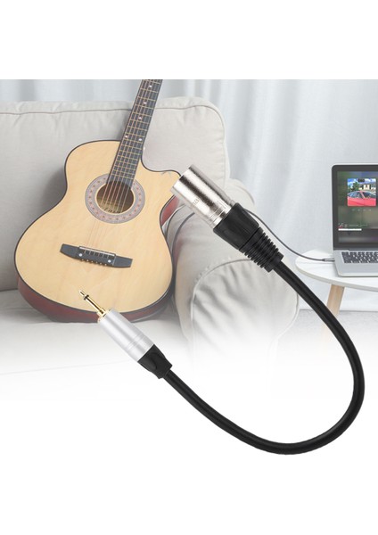 Altın Kaplama 3.5mm Mono Erkek - 3pın Xlr Erkek Pvc Dış Çinko Alaşımlı Kabuk Adaptör Kablosu0.3m (Yurt Dışından) indirimleri