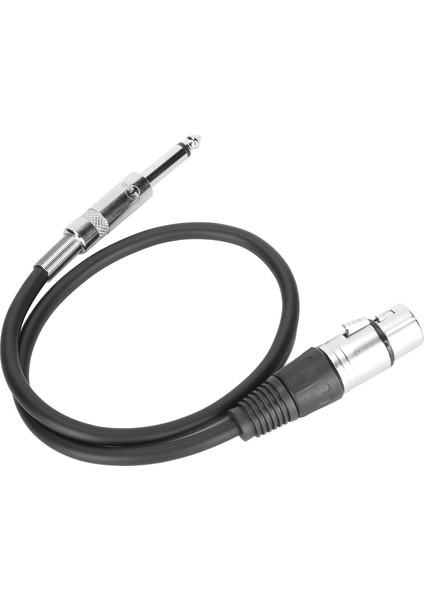 6.35MM Xlr Dişi - Trs Ses Kablosu Mikrofon Mikseri Için Dengeli Bağlantı Kablosu Xlr Dişi 1m / 3.3ft (Yurt Dışından)