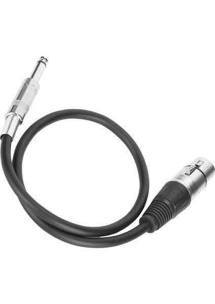 6.35MM Xlr Dişi - Trs Ses Kablosu Mikrofon Mikseri Için Dengeli Bağlantı Kablosu Xlr Dişi 1m / 3.3ft (Yurt Dışından)