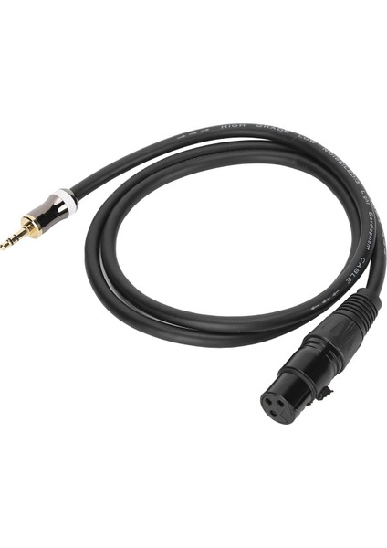 Jorındo Xlr Dişi - 3,5 mm 1/8 Inç Erkek Mikrofon Kablosu Dengeli Sinyal Bağlantı Kablosu JD6026‑1M / 3,3 Ft (Yurt Dışından)