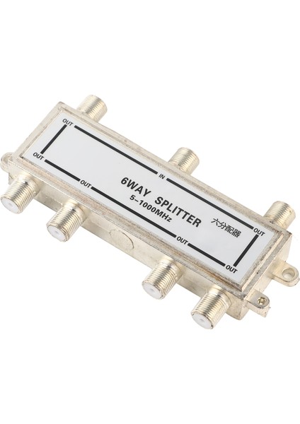 6 Yollu Koaksiyel Kablo Ayırıcı 5-1000MHZ Catv Tv Anten Koaksiyel Sinyal Ayırıcı (Yurt Dışından) modelleri