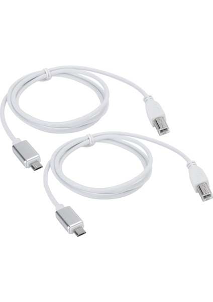 2 Adet V8 Elektrikli Piyano Bağlantı Hattı Mikro Usb'den B Tipi Destekli Tablet Pc'ye Mıdı (Yurt Dışından) fiyatları