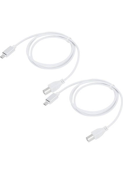 2 Adet V8 Elektrikli Piyano Bağlantı Hattı Mikro Usb'den B Tipi Destekli Tablet Pc'ye Mıdı (Yurt Dışından) modelleri