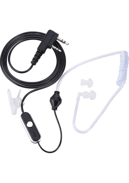 K Head Walkie Talkie Radyo Için Evrensel 2pin Kulaklık Talkie Kulaklığı Kulaklığı (Yurt Dışından)