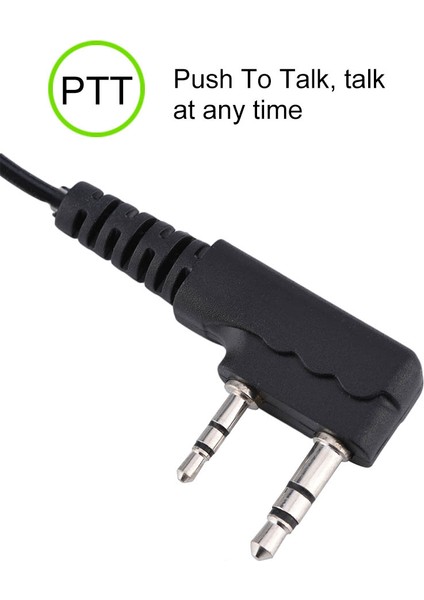 K Head Walkie Talkie Radyo Için Evrensel 2pin Kulaklık Talkie Kulaklığı Kulaklığı (Yurt Dışından) fiyatları