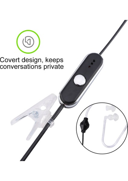 K Head Walkie Talkie Radyo Için Evrensel 2pin Kulaklık Talkie Kulaklığı Kulaklığı (Yurt Dışından) fırsatları