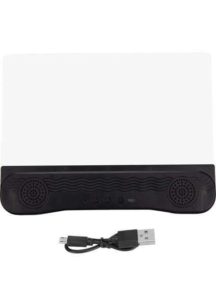 12 Inç Telefon Ekranı Büyüteç 6d Stereo Ses Hd Ekran Amplifikatörü Filmler Videolar Oyunlar Için (Yurt Dışından)