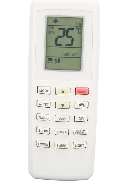 Gree Yvofb5 Için Evrensel Uzaktan Kumanda Yedek Aşınmaya Dayanıklı Klima Uzaktan Kumandası (Yurt Dışından)