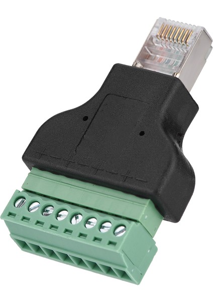 Dvr Ethernet Konnektörü RJ45 Erkek Jak 8 Pin Vida Terminal Konnektörü (Yurt Dışından)