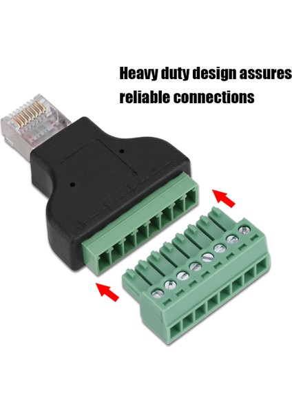 Dvr Ethernet Konnektörü RJ45 Erkek Jak 8 Pin Vida Terminal Konnektörü (Yurt Dışından) modelleri